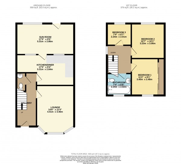Floorplan for Scunthorpe, North Lincolnshire