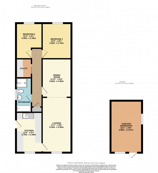 Floorplan for Brigg, North Lincolnshire