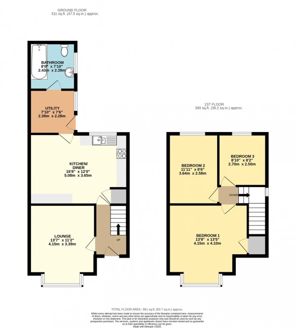 Floorplan for Barnetby, North Lincolnshire