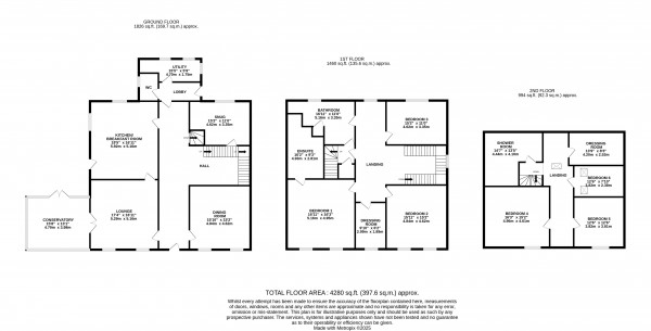 Floorplan for Laughton, Gainsborough, Lincolnshire