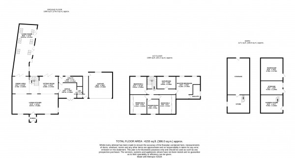 Floorplan for Scotton, Gainsborough, North Lincolnshire