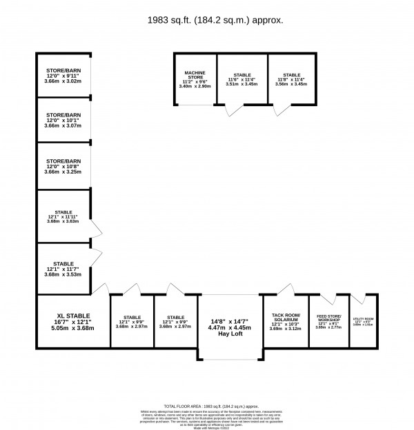 Floorplan for Eastoft, North Lincs
