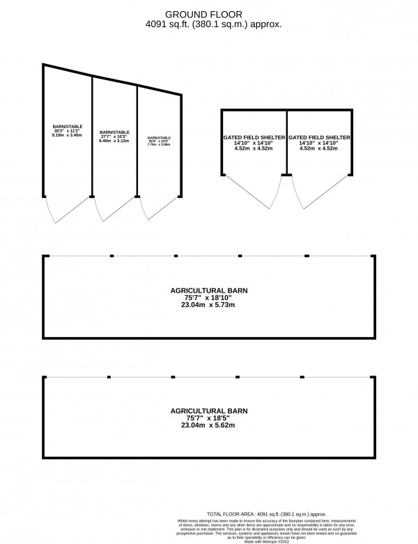 Floorplan for Eastoft, North Lincs