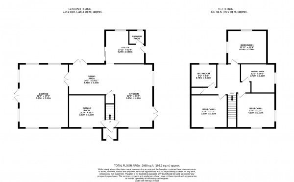 Floorplan for North Kelsey, Market Rasen, Lincolnshire
