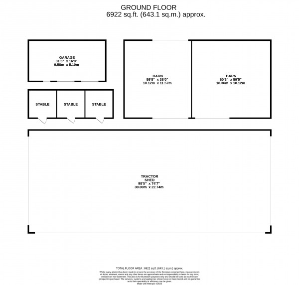 Floorplan for North Kelsey, Market Rasen, Lincolnshire