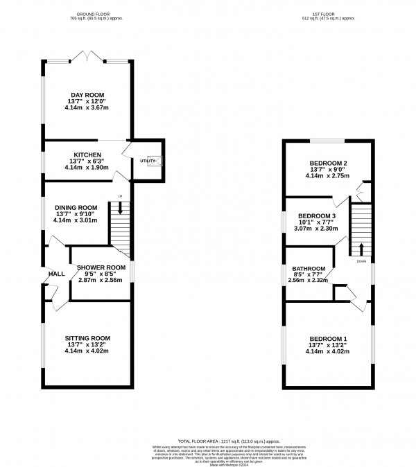 Floorplan for Ulceby, North East Lincs
