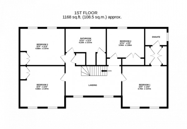 Floorplan for Gainsborough, Lincolnshire
