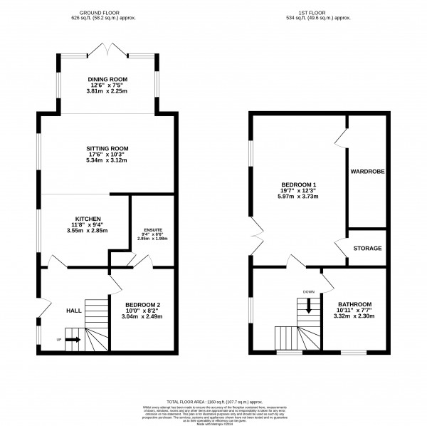 Floorplan for Healing, Grimsby, North East Lincs