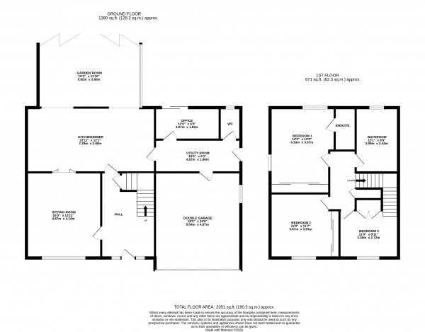 Floorplan for Howsham, North Lincolnshire