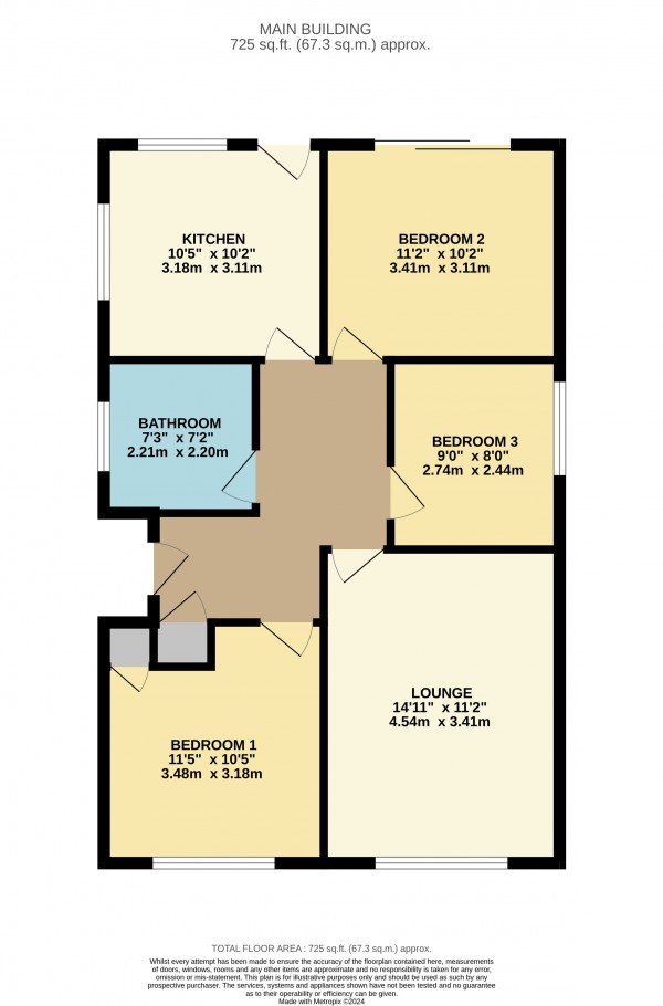 Floorplan for Waltham, N.E Lincolnshire