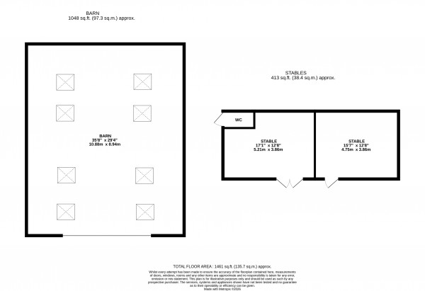 Floorplan for Ashby Cum Fenby, Grimsby, N E Lincolnshire