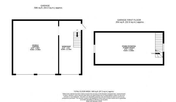 Floorplan for Ashby Cum Fenby, Grimsby, N E Lincolnshire