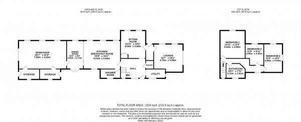 Floorplan for Great Carlton, Lincolnshire