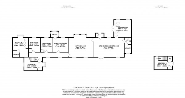 Floorplan for Kirton-In-Lindsey, North Lincolnshire
