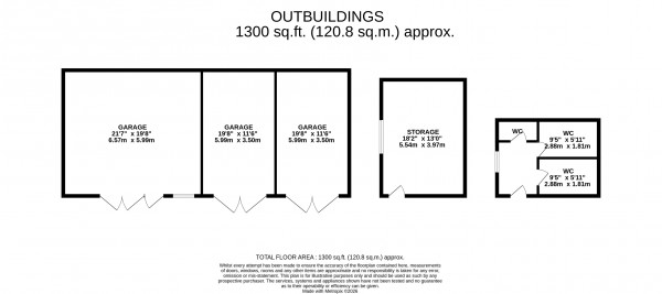 Floorplan for Market Rasen, Lincolnshire