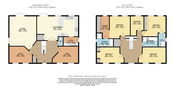 Floorplan for Healing, Grimsby, Lincolnshire