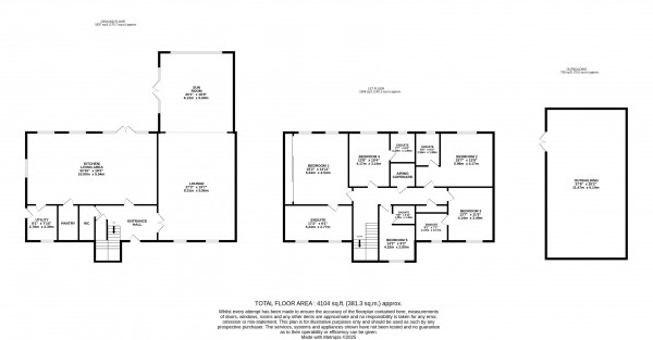 Floorplan for Covenham St. Bartholomew, Louth, Lincolnshire