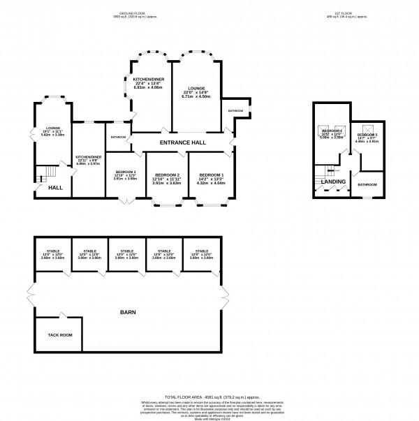 Floorplan for Wroot, South Yorkshire