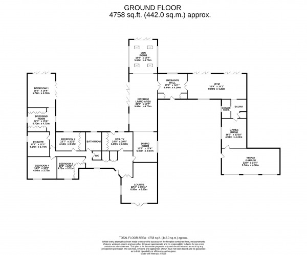 Floorplan for Haxey, Doncaster, North Lincolnshire