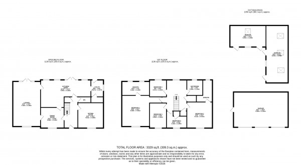 Floorplan for Laxton, Goole, Yorkshire