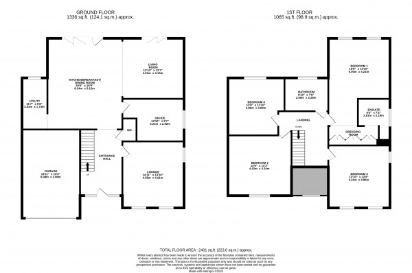 Floorplan for Barnoldby Le Beck, North E Lincolnshire