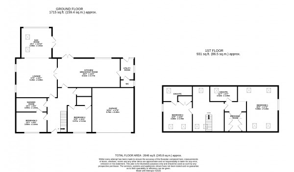 Floorplan for Hibaldstow, North Lincolnshire