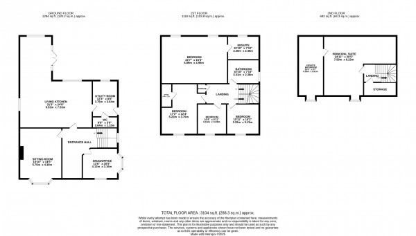 Floorplan for Claxby, Lincolnshire