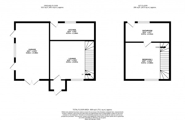 Floorplan for Winterton, North Lincolnshire