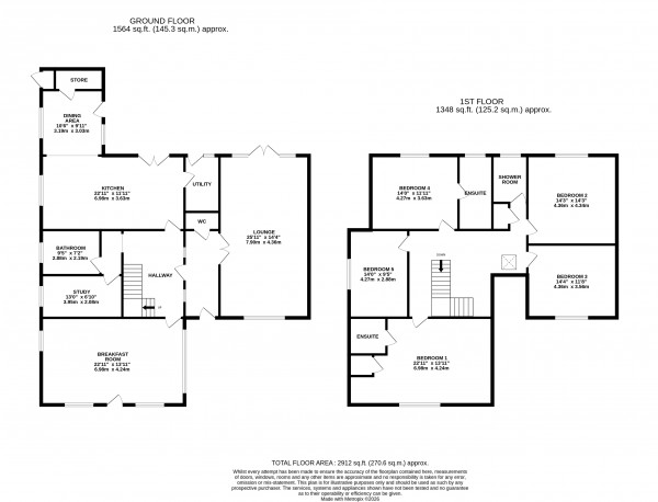 Floorplan for Barlow, Selby