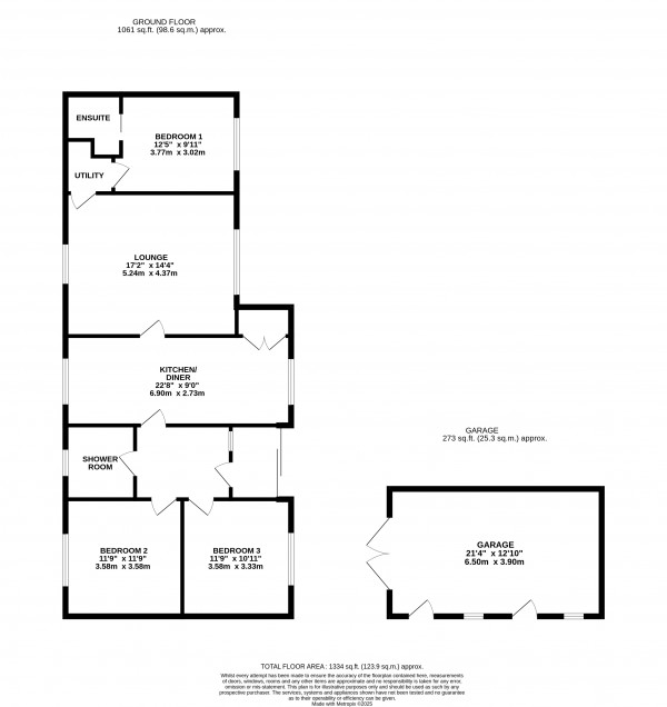 Floorplan for Maltby le Marsh, Lincolnshire