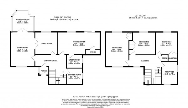 Floorplan for Hemswell Cliff, Gainsborough, Lincolnshire