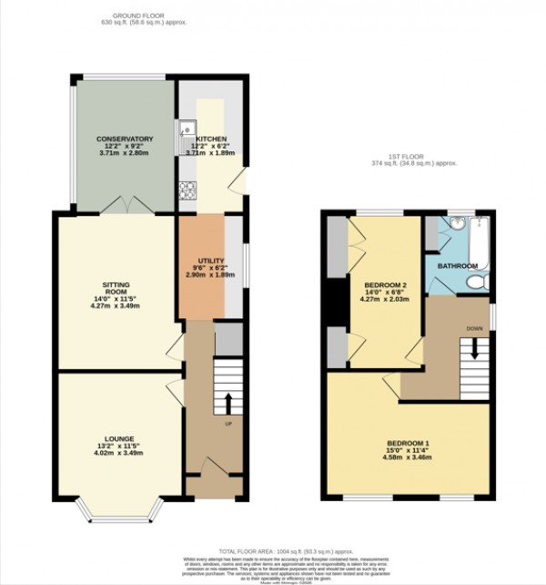 Floorplan for Morton, Gainsborough, Lincolnshire