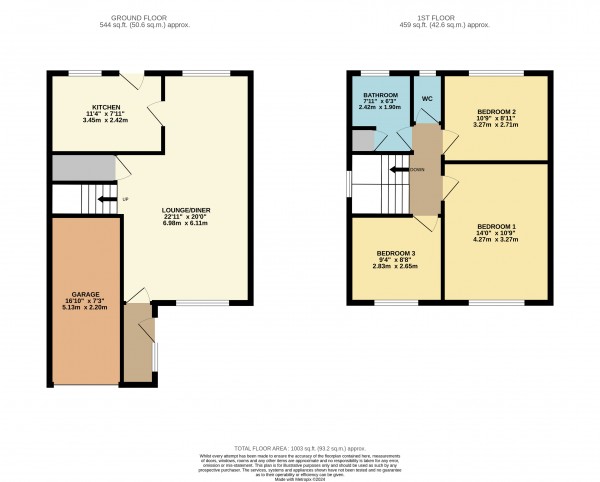 Floorplan for Gainsborough, Lincolnshire