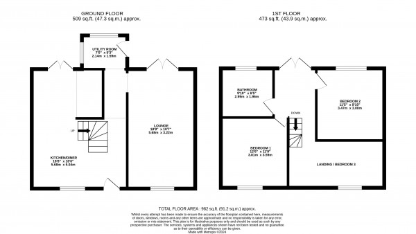 Floorplan for West Stockwith, Doncaster, South Yorkshire