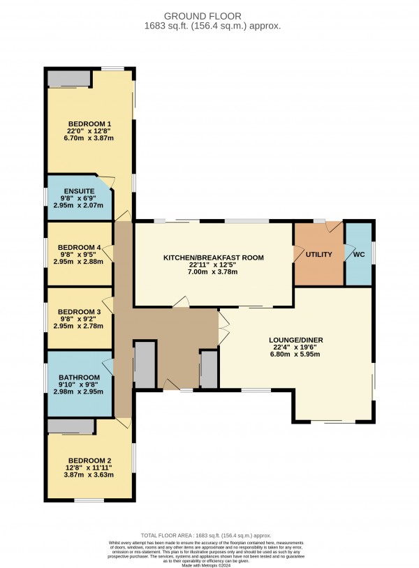 Floorplan for Laughton, Lincolnshire
