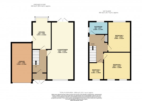 Floorplan for Walkeringham, Nottinghamshire