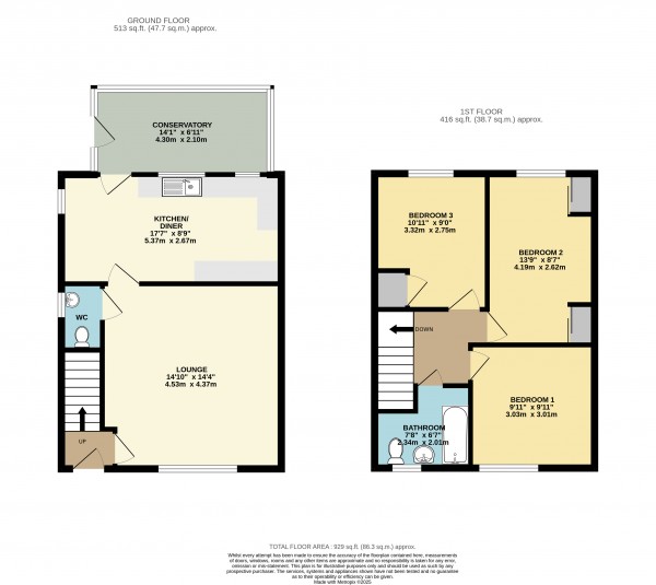 Floorplan for Gainsborough