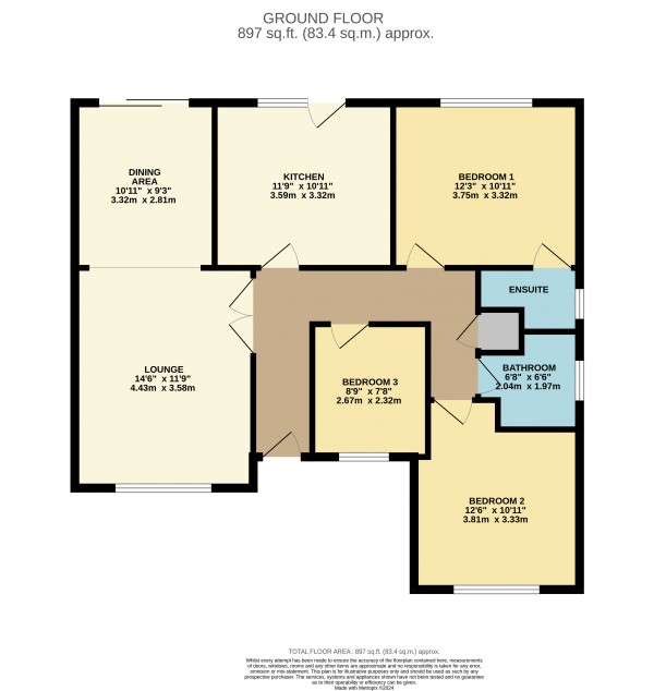 Floorplan for Lea, Gainsborough