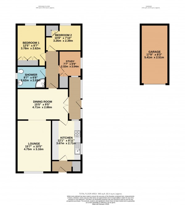 Floorplan for Gainsborough