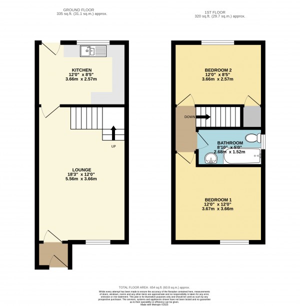 Floorplan for Gainsborough