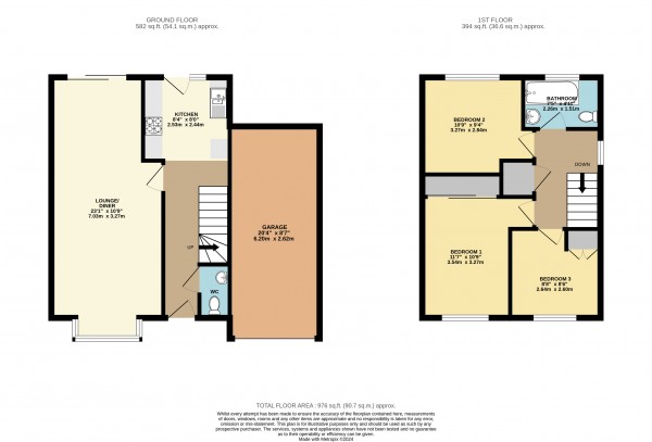 Floorplan for Hibaldstow, North Lincolnshire