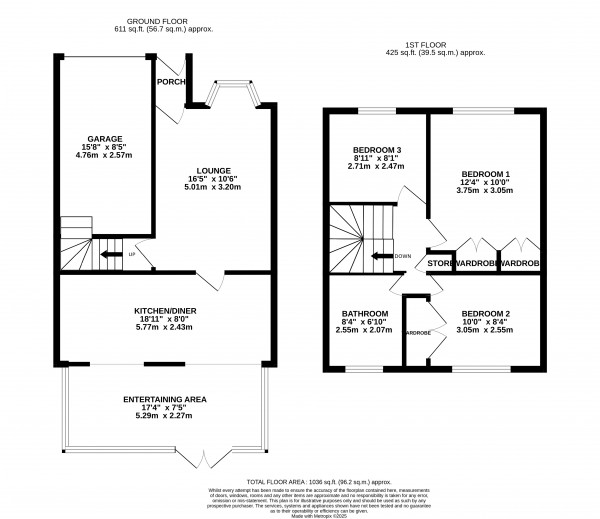 Floorplan for Gainsborough