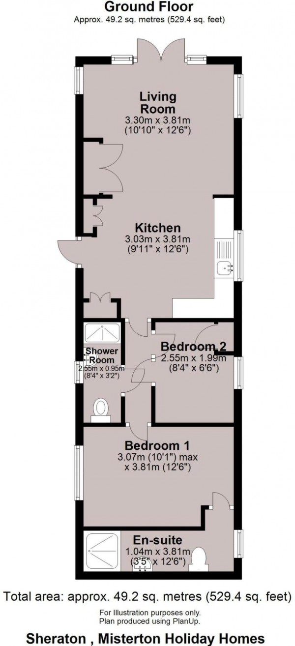 Floorplan for Doncaster, South Yorkshire