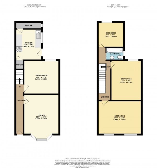 Floorplan for Gainsborough