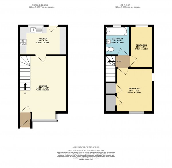 Floorplan for Fenton, Lincoln