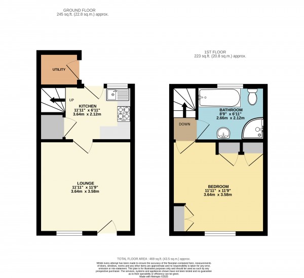 Floorplan for Gringley Road, Walkeringham