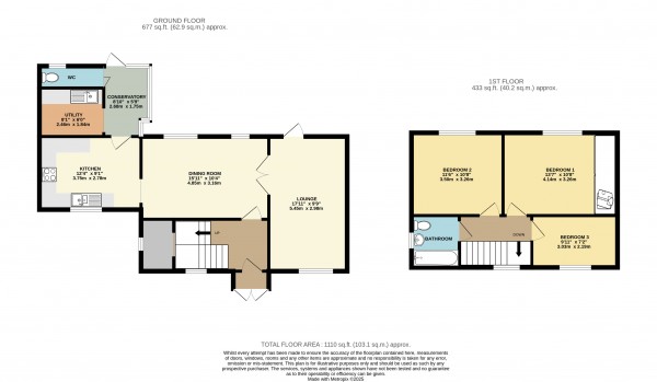 Floorplan for Knaith Park, Gainsborough, Lincolnshire
