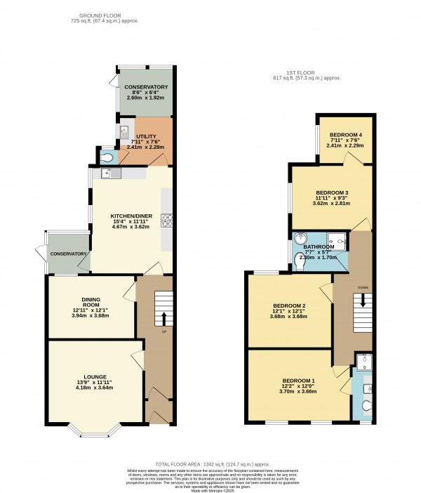 Floorplan for Gainsborough