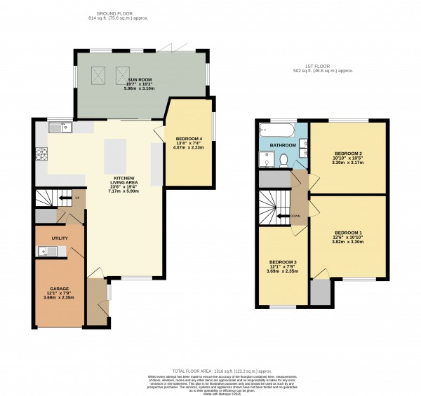 Floorplan for Gainsborough, Lincolnshire