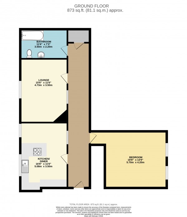 Floorplan for High Street, Willingham By Stow